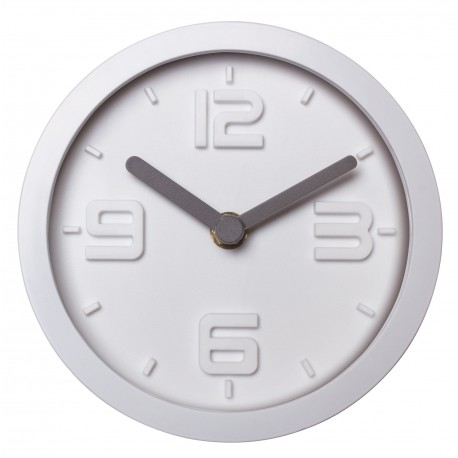 Zegar ścienny SCANDI - śr.15,5 cm - biały-MC