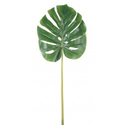 Sztuczny liść MONSTERA - 72 cm - zielony