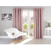 Zasł z kółkami SILK rozm140/245cm kol róż pudrowy