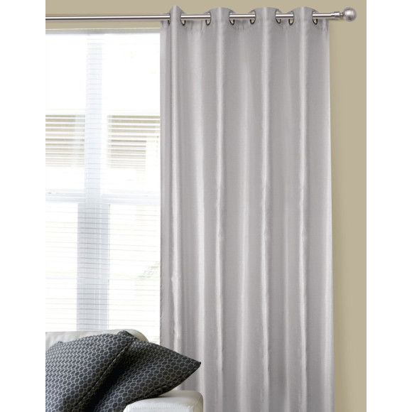 Zasł z kółkami SILK rozm140/245cm kol róż pudrowy