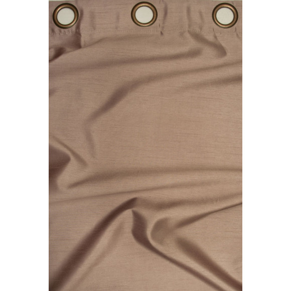 Zasł z kółkami SILK rozm140/245cm kol róż pudrowy