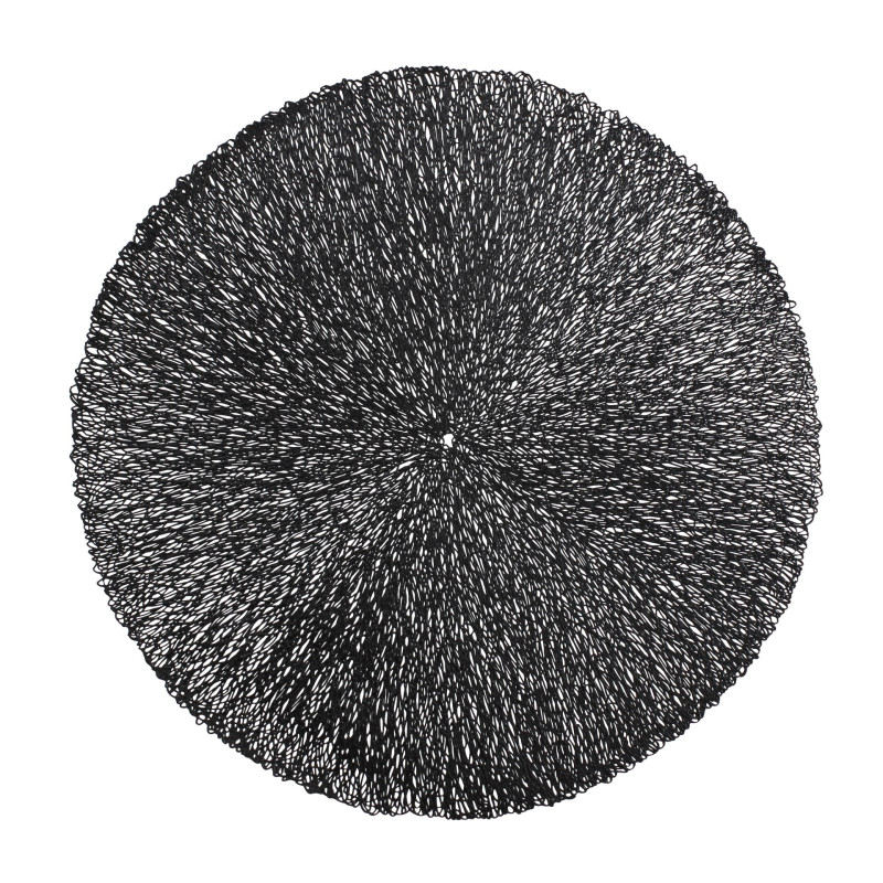 Podkładka BOLIDE,śr.38cm, kol. czarny - 5908262441331