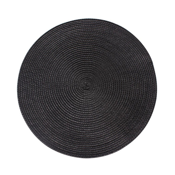 podkładka SPLOT, średnica 38 cm, kolor czarny - 5908262481924
