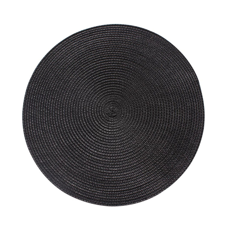 podkładka SPLOT, średnica 38 cm, kolor czarny - 5908262481924
