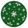 Podkładka filcowa PŁATEK, śr.30 cm, kol.zielony