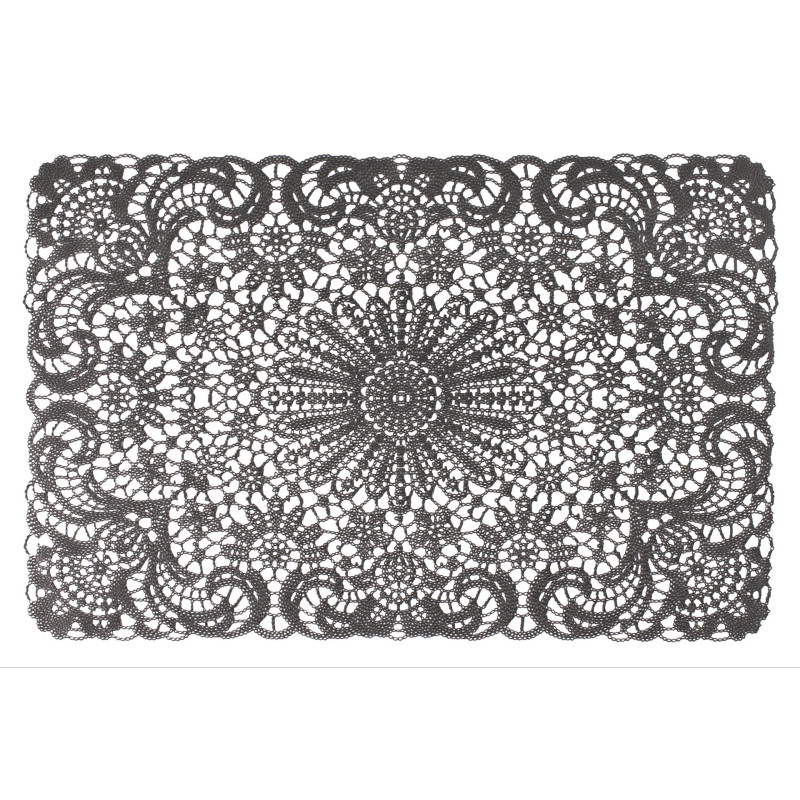 Podkładka LACE, 45x30 cm, kol. szary - 5908262439499
