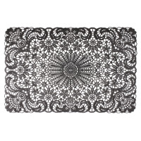 Podkładka LACE, 45x30 cm, kol. czarny  - 5908262439512