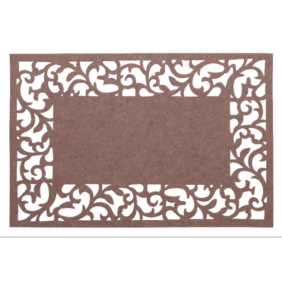 Podkładka filcowa FIX, 45x30 cm, kol. taupe