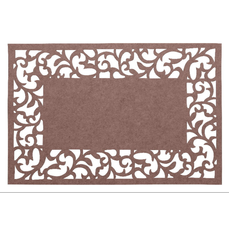 Podkładka filcowa FIX, 45x30 cm, kol. taupe