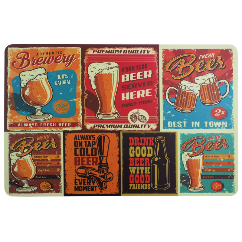 Podkładka BEER, 43,5x28,2 cm