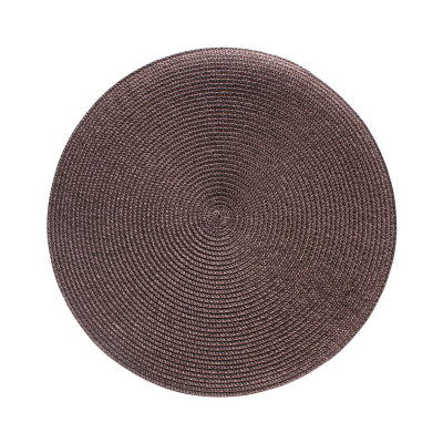 podkładka SPLOT, śr. 38 cm, kol. brązowy