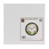 Zegar ścienny GREENERY śr.25 cm ziel-bia-MC