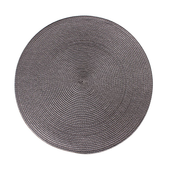 Podkładka SPLOT, śr. 38 cm, kol. szary - 5908262481917