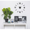 Zegar naklejany STICKER ROMER 60 cm czarny  - 5908262426703