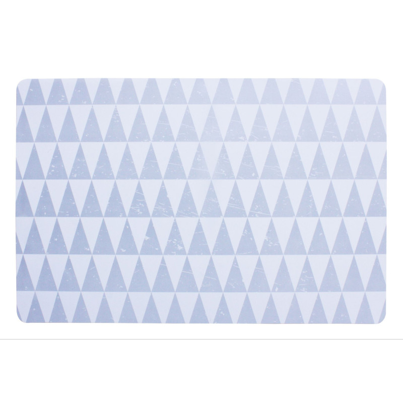 Podkładka PYRAMIDS, 43,5x28,5 cm, kol. srebrny - 5908262437976