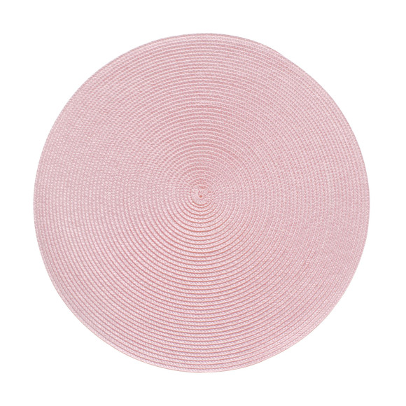 Podkładka SPLOT, śr. 38 cm, kol.pudrowy róż - 5908262408976