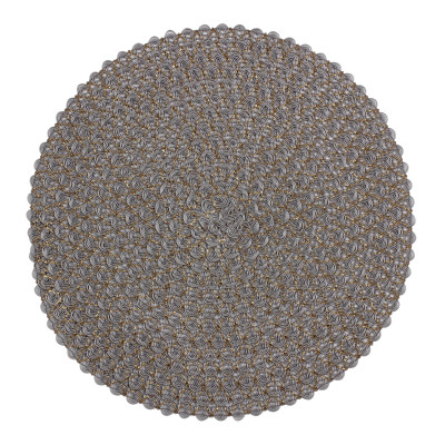 Podkładka stołowa Vienna 38 cm szara - 5903754810855