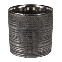 Osłonka ARNE ceramiczna, 13, 5x13, 5x13cm, CZARNA - 5908262424334