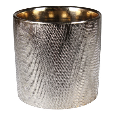 Osłonka HUGO ceramiczna, 13, 5x13, 5x13cm, ZŁOTA - 5908262446862