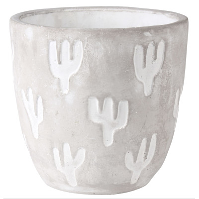 Doniczka osłonka Ake kaktusy beton 16,7 cm - 5908262447364