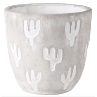 Doniczka osłonka Ake kaktusy beton 16,7 cm - 5908262447364