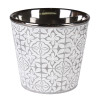 Osłonka PELLE ceramiczna, 13x13x12, 5cm, SZARA - 5908262447647