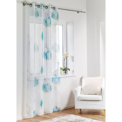Firana z kółkami CARDO 140/245cm kolor turkusowy - 5908262488916