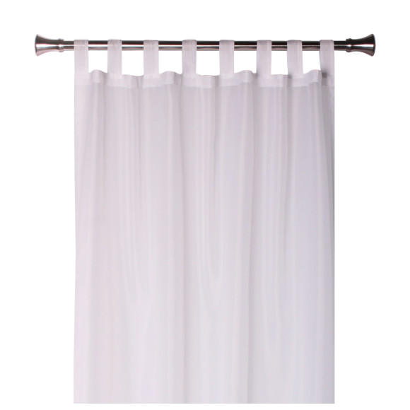 Firanka z patkami Diana 140x260cm kol biały - 5908262427885