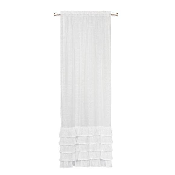 Firana z taśmą FRIVOLI 140x260 cm, kolor off white - 5908262440730