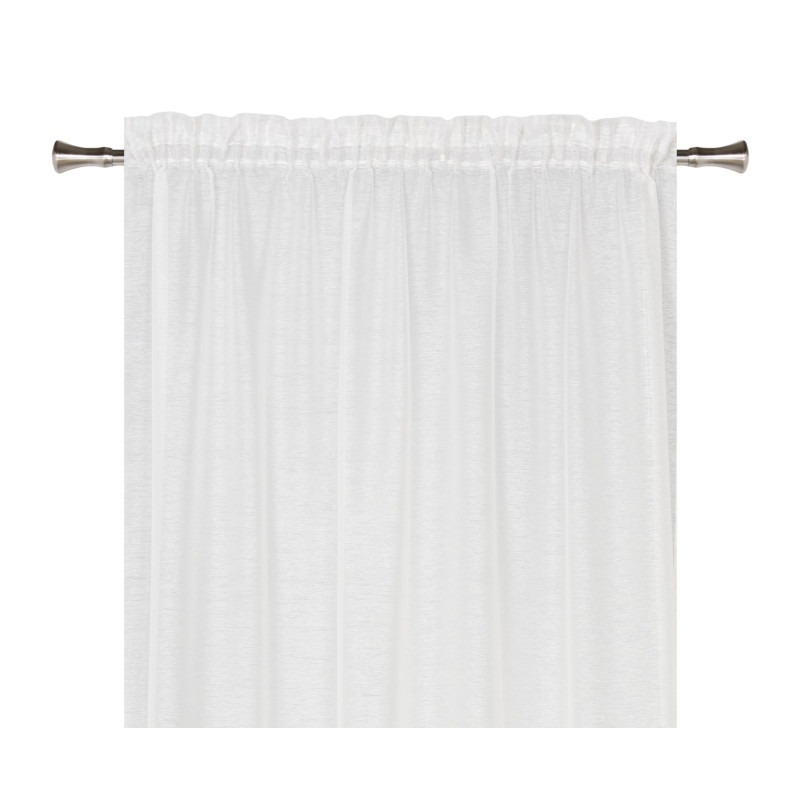 Firana z taśmą FRIVOLI 140x260 cm, kolor off white - 5908262440730