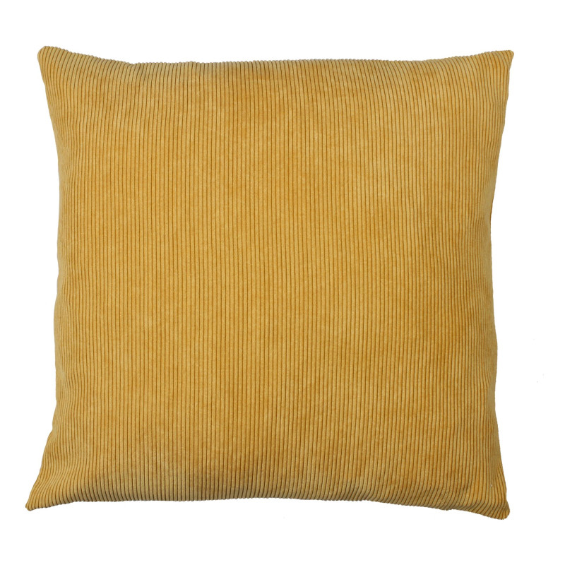 Poszewka SZTRUKS 45x45 cm, kol. musztardowy - 5903754805813