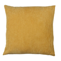 Poszewka SZTRUKS 45x45 cm, kol. musztardowy - 5903754805813