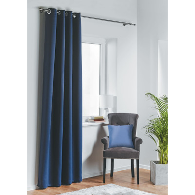 Zasłona z kólkami BLACKOUT 140x260cm kolor granatowy12 - 5908262459077
