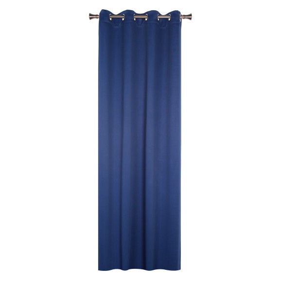Zasłona z kólkami BLACKOUT 140x260cm kolor granatowy12 - 5908262459077