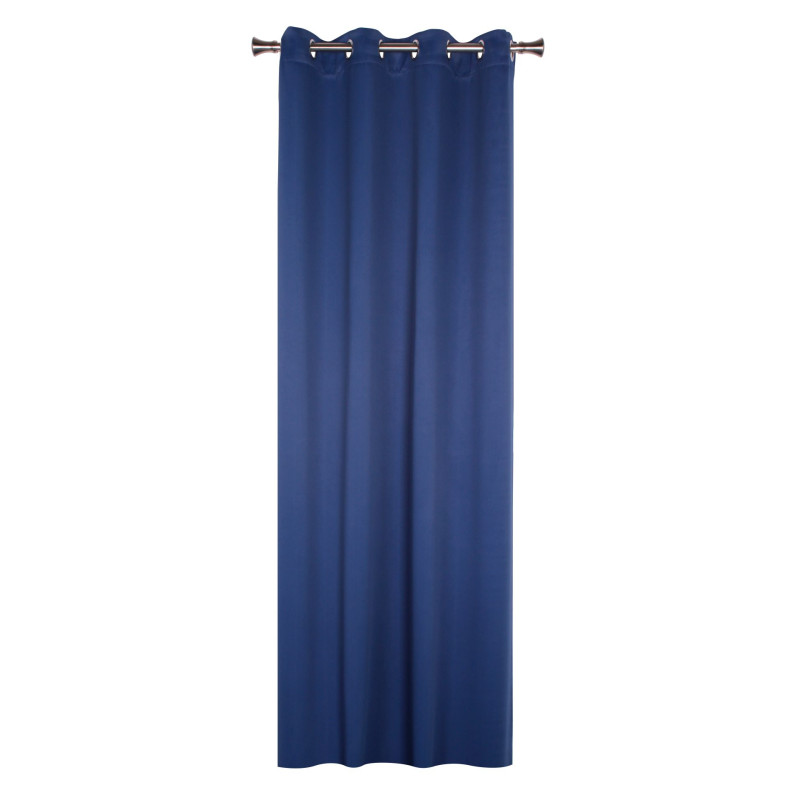 Zasłona z kólkami BLACKOUT 140x260cm kolor granatowy12 - 5908262459077