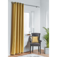 Zasłona z kółkami BLACKOUT 140x260cm kolor musztardowy8 - 5908262418500