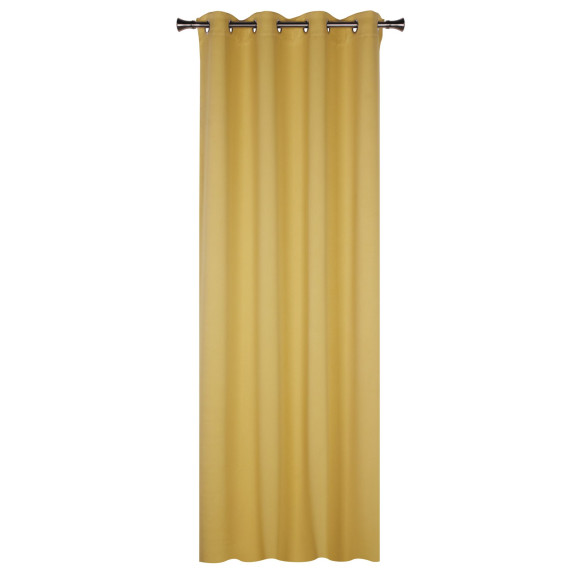 Zasłona z kółkami BLACKOUT 140x260cm kolor musztardowy8 - 5908262418500