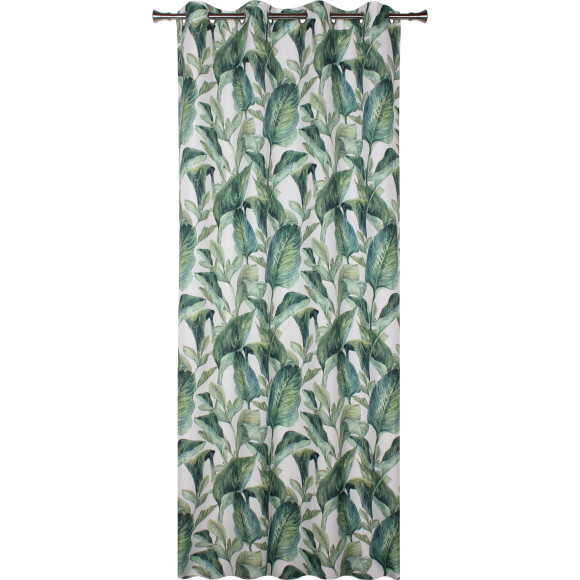 Zasłona z kółkami CALATEA 140x250 cm, kolor zielony - 5908262432315