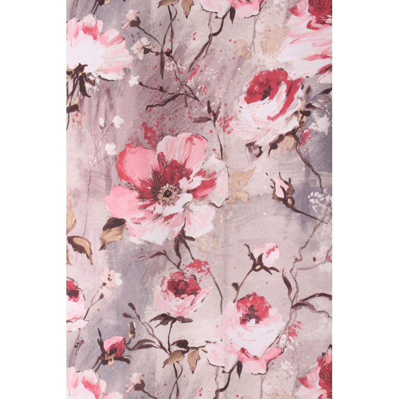 Zasłona z kółkami IMPRESS 140x260 cm kol. czerwony
     - 5908262445360