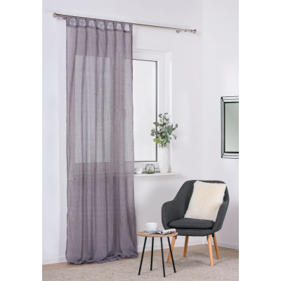 Zasłona MELLOW z patkami 140x280 cm kol. taupe - 5903754802256