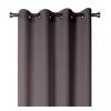 Zasłona z kółkami OXFORD 140/260 cm kol. ciemnoszary - 5908262422118
