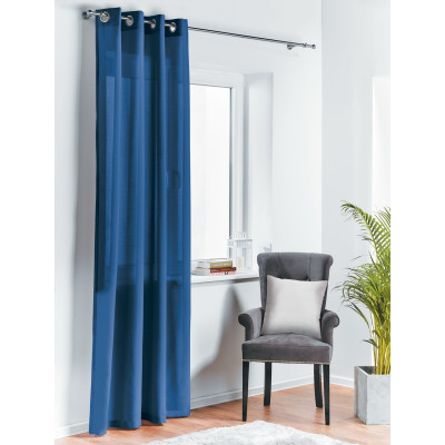 Zasłona z kółkami OXFORD 140x260cm, kol. granatowy - 5908262448965