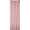 Zasłona z kółkami OXFORD rozm 140x260 cm kol. różowy - 5908262455130