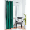 Zasłona z kółkami OXFORD 140/260 cm kolor butelkowa zieleń - 5908262427762
