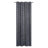 Zasłona PLATA z kółkami 140x260 cm kol. antracyt - 5903754803581