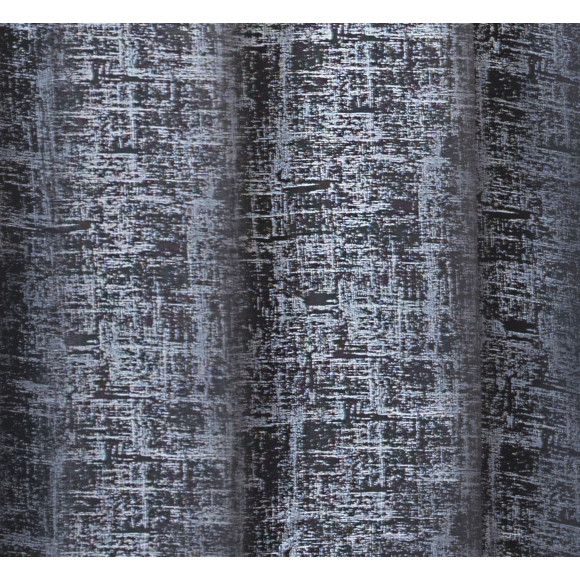 Zasłona PLATA z kółkami 140x260 cm kol. antracyt - 5903754803581