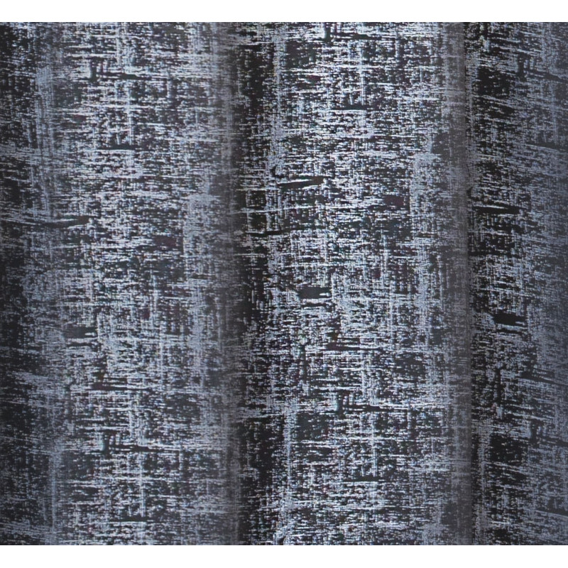 Zasłona PLATA z kółkami 140x260 cm kol. antracyt - 5903754803581