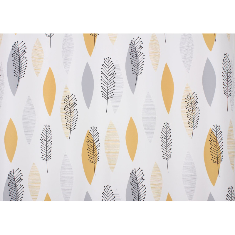 Zasł. z taśmą TAOS 140x300 kol.szary/musztarda - 5903754816130