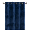 Zasłona z kółkami VELVET 140x260cm, kolor granatowy - 5908262469618