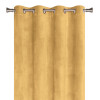Zasłona z kółkami VELVET 140x260cm, kolor muszardow - 5908262444684